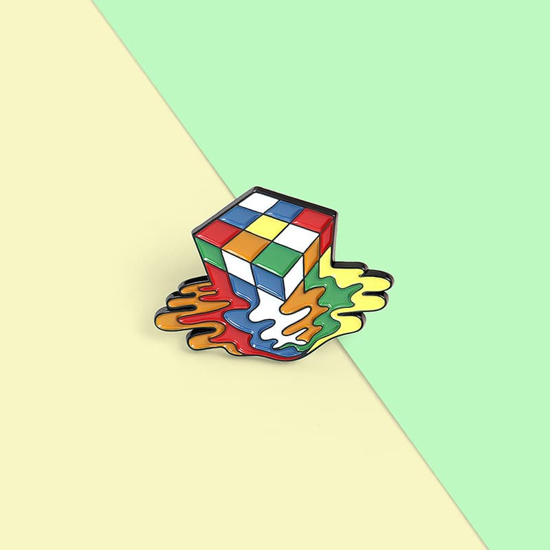 Melted-cube Brooch image 10