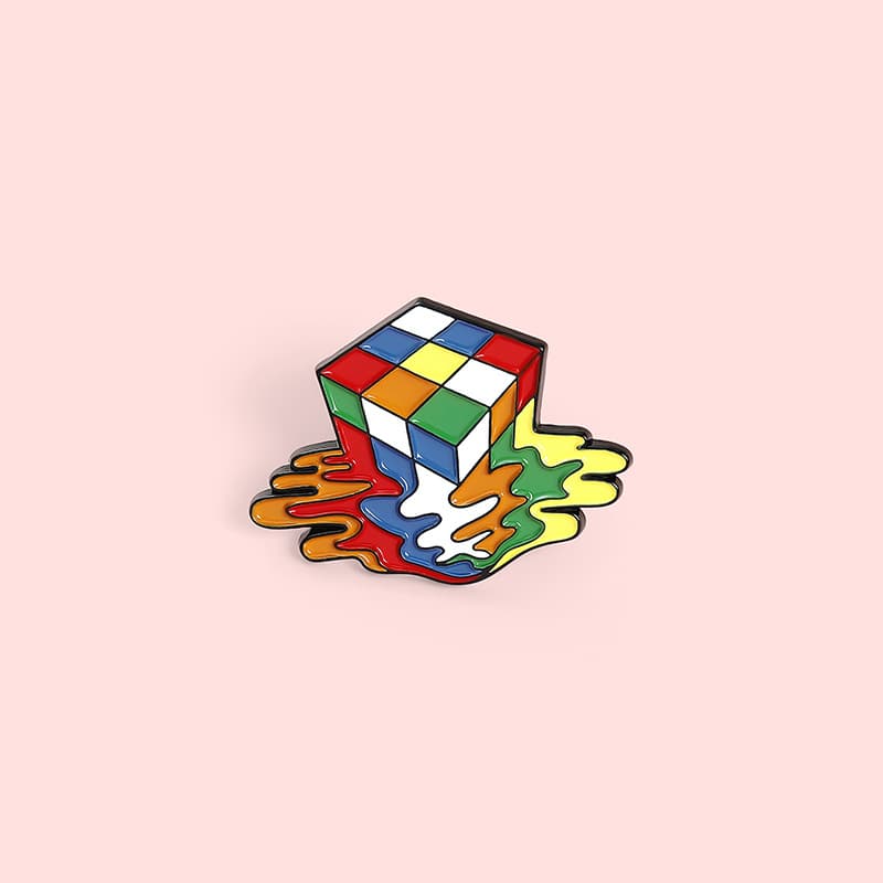Melted-cube Brooch image 13