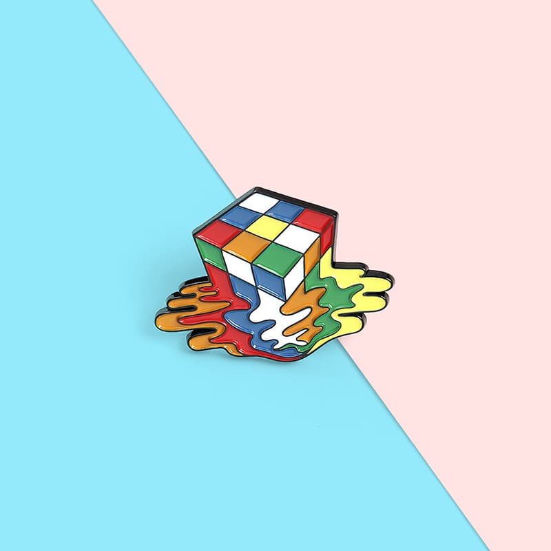 Melted-cube Brooch image 14