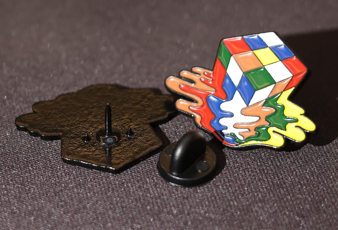 Melted-cube Brooch image 16