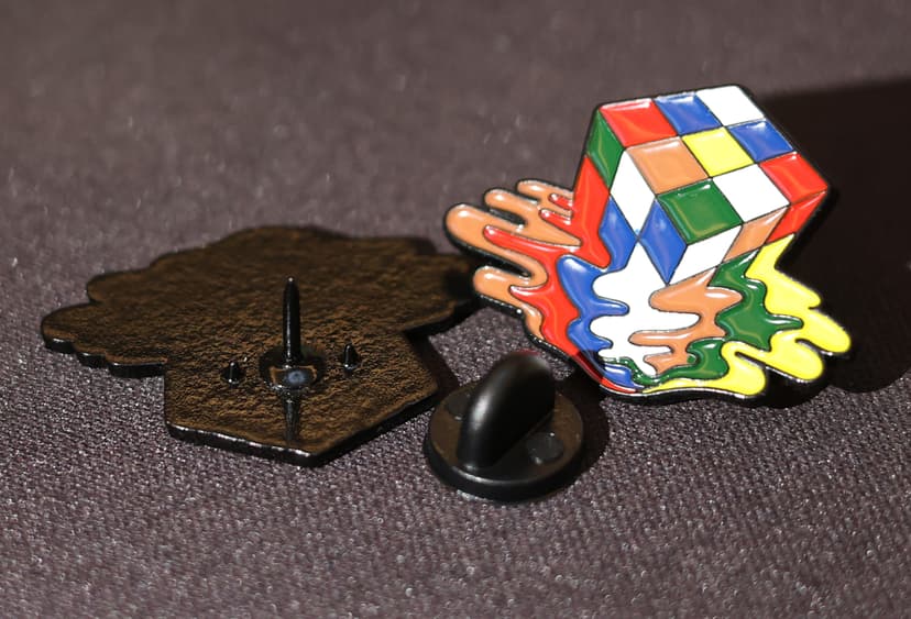 Melted-cube Brooch image 16