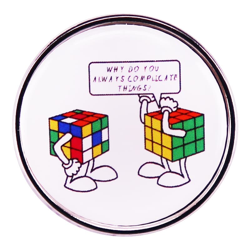 Why-cube Brooch image 1