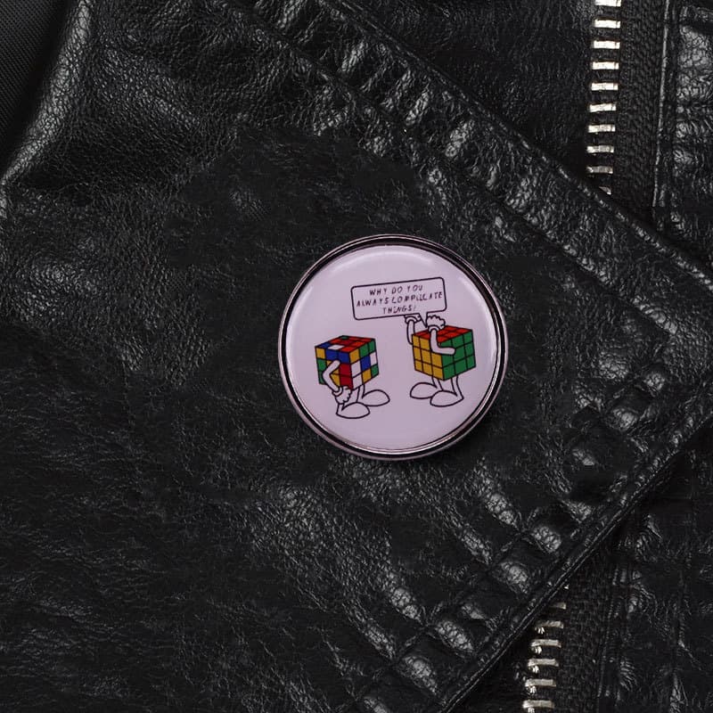 Why-cube Brooch image 10