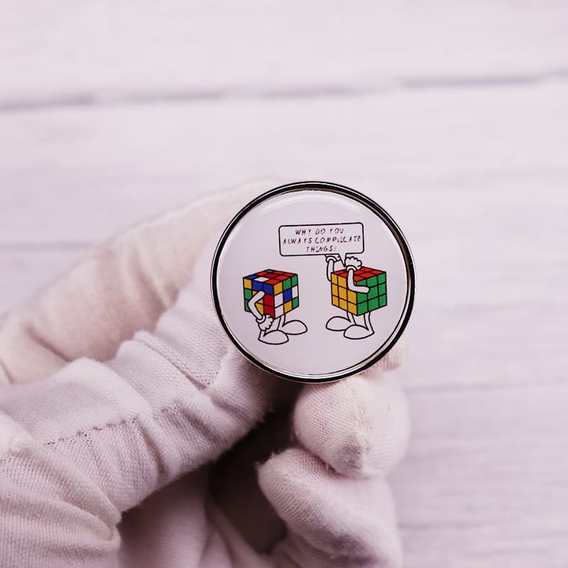 Why-cube Brooch image 11