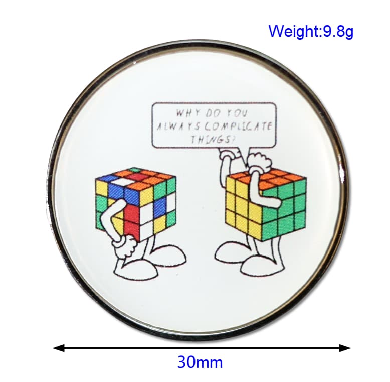 Why-cube Brooch image 7