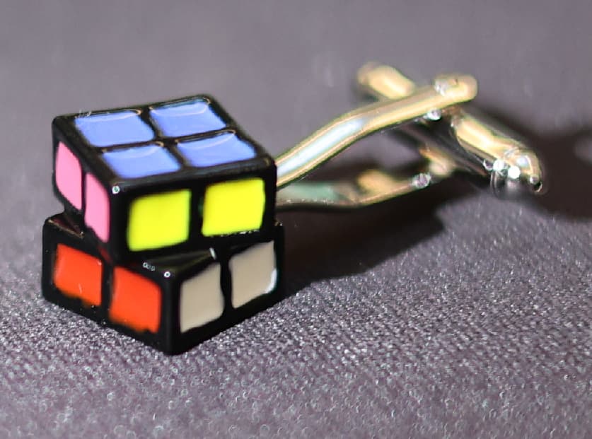 Cube 2x2 Cufflinks image 1