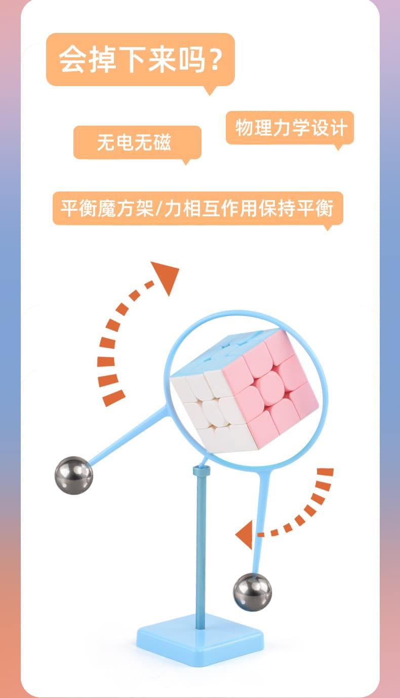 Gravity Cube Display bracket - Blue image 3