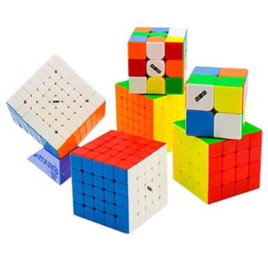 DianSheng 2-7 Magnetic Cubes Bundle - Stickerless