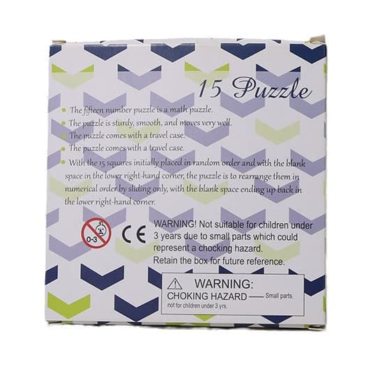 Metallic 15 Numbers Klotski Puzzle image 2