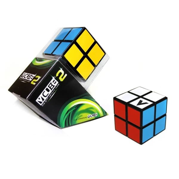V-CUBE 2x2 cube (Flat-shaped) - Black image 3
