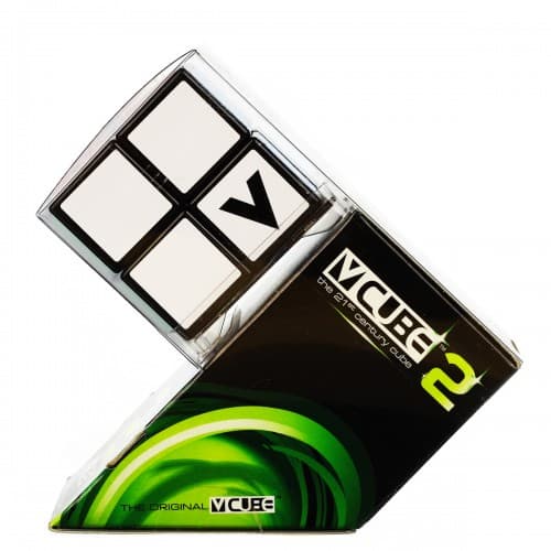 V-CUBE 2x2 cube (Flat-shaped) - Black image 2