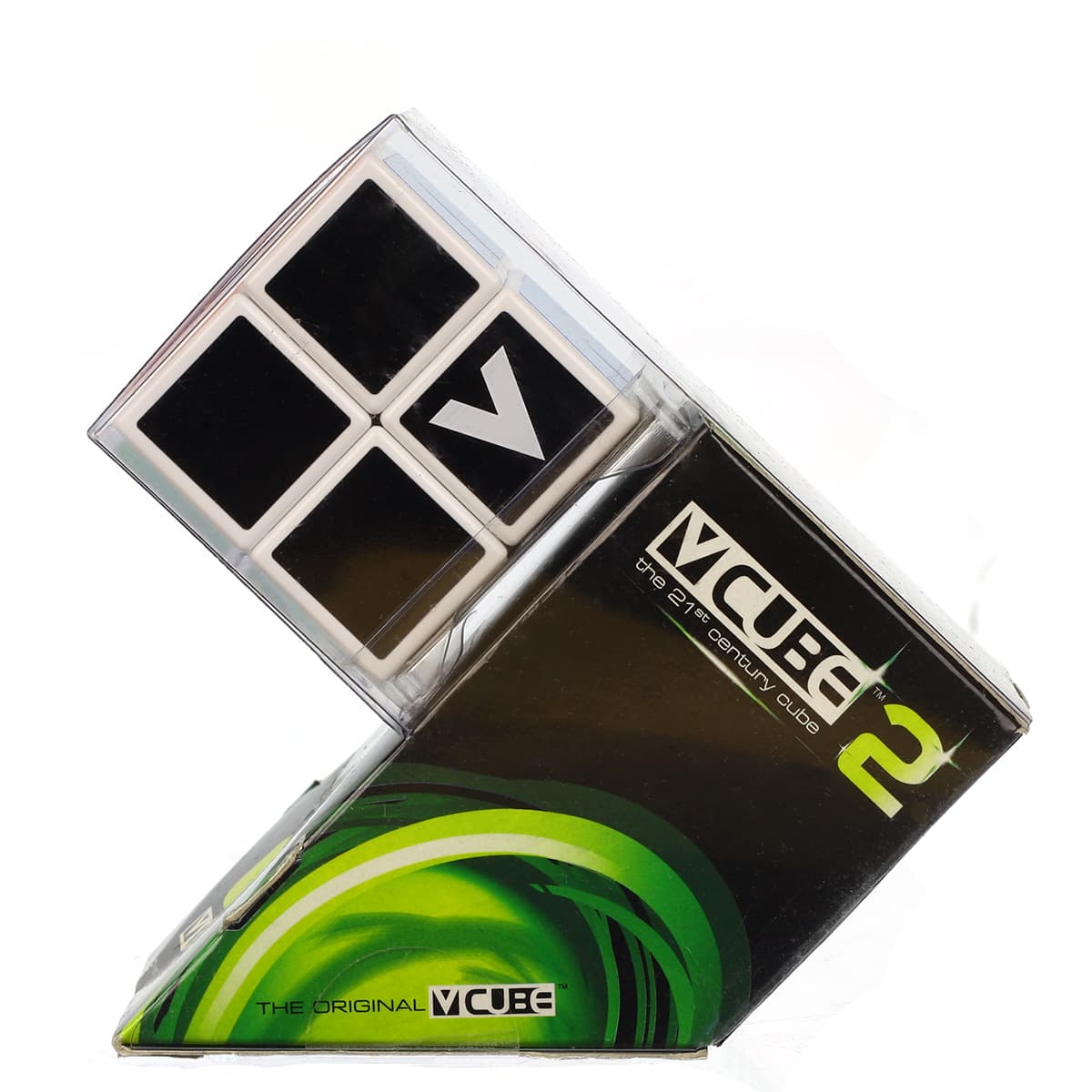 V-CUBE 2x2 cube (Flat-shaped) - White image 2