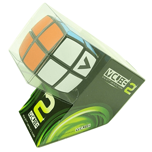 V-CUBE 2x2 cube (Pillowed-shaped) - Black