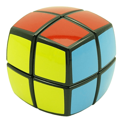 V-CUBE 2x2 cube (Pillowed-shaped) - Black image 3