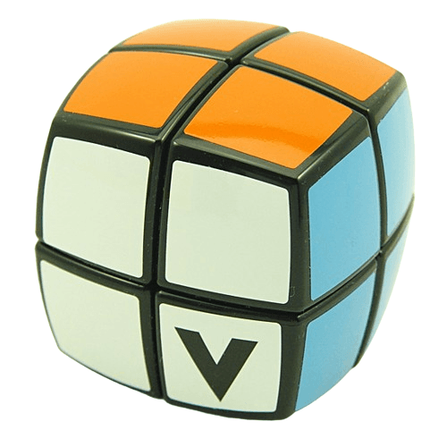 V-CUBE 2x2 cube (Pillowed-shaped) - Black image 1