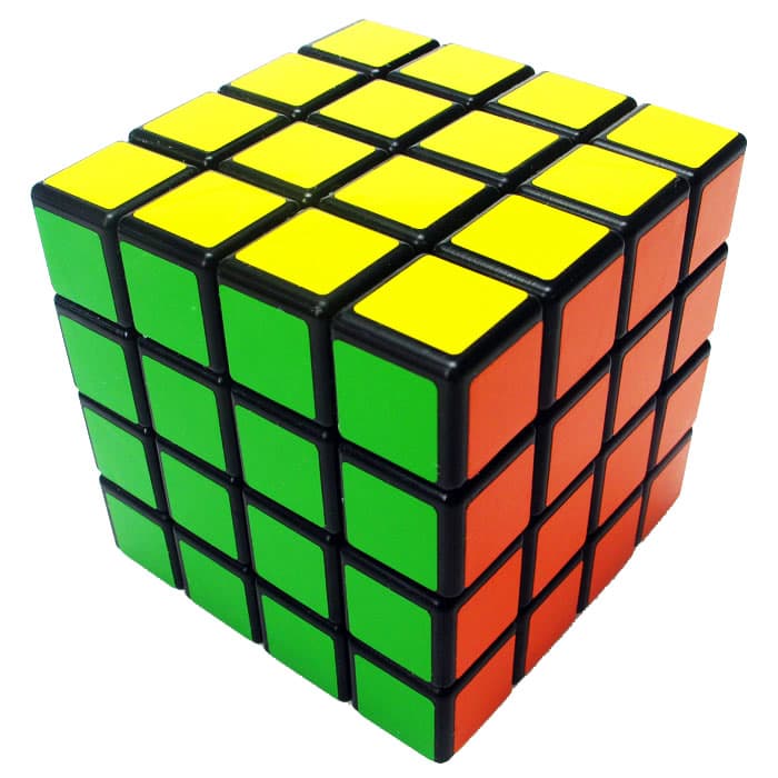 V-CUBE 4x4 cube (Flat-shaped) - Black image 5