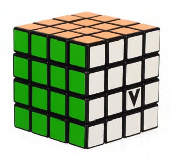 V-CUBE 4x4 cube (Flat-shaped) - Black image 4