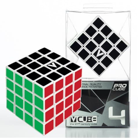 V-CUBE 4x4 cube (Flat-shaped) - White