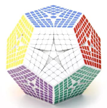 ShengShou 8x8 Megaminx Dodecahedron - White image 1