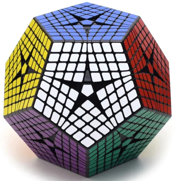 ShengShou 8x8 Megaminx Dodecahedron - Black