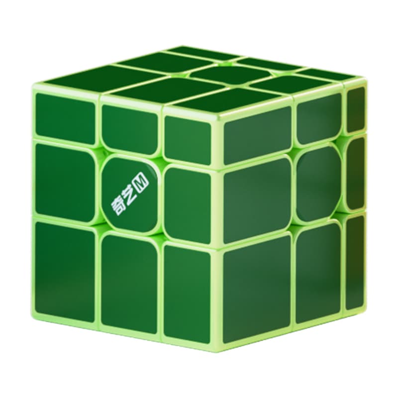 QiYi Tiled Mirror Cube (Magnetic) - Green image 1