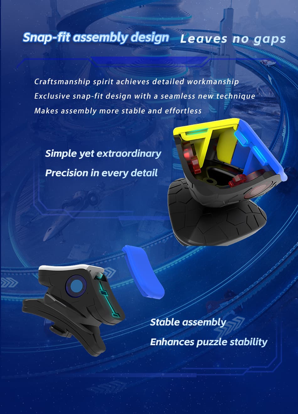 Diansheng Galaxy 3x3 Megaminx M - Black Internal image 5