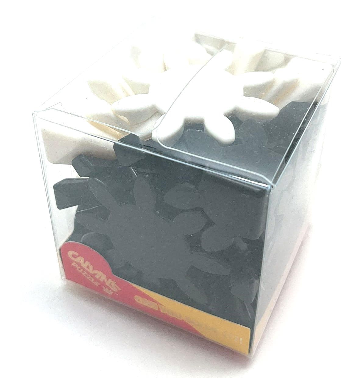 Timur Gear Skewb Black White Body - Blue+White image 2