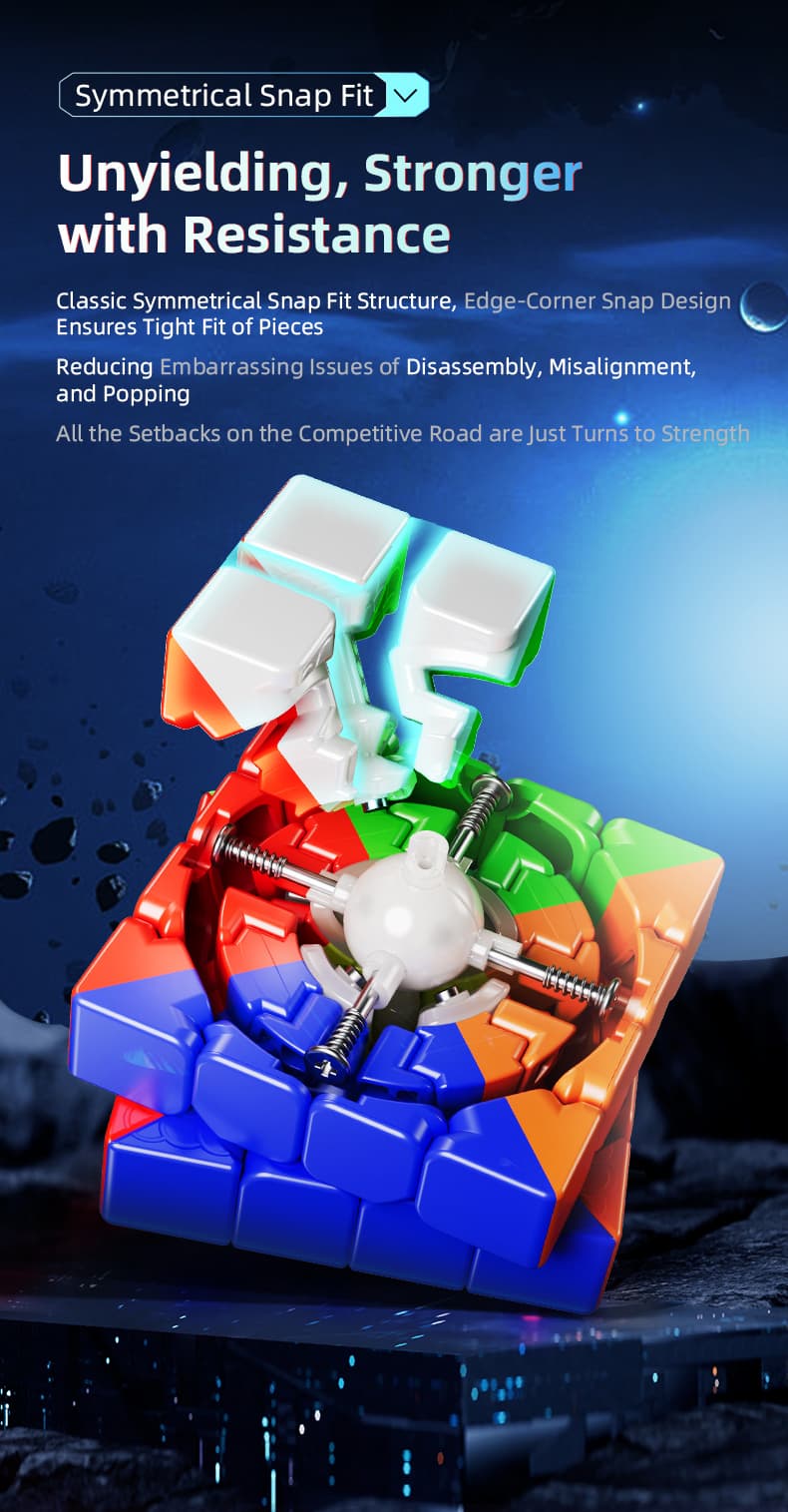 MoYu AoSu V7 4x4 Triple-Track Magnetic UV image 13