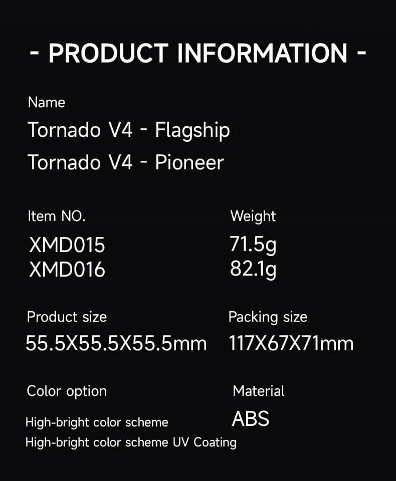 XMD Tornado 3x3 V4 Pioneer UV image 19