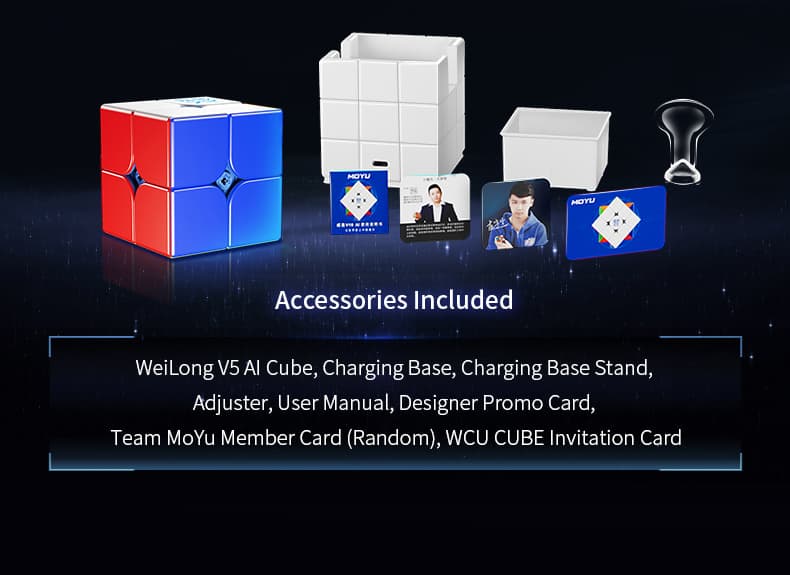 MoYu WeiPo V5 AI Gyroscope Core UV 2x2 - Stickerless image 21