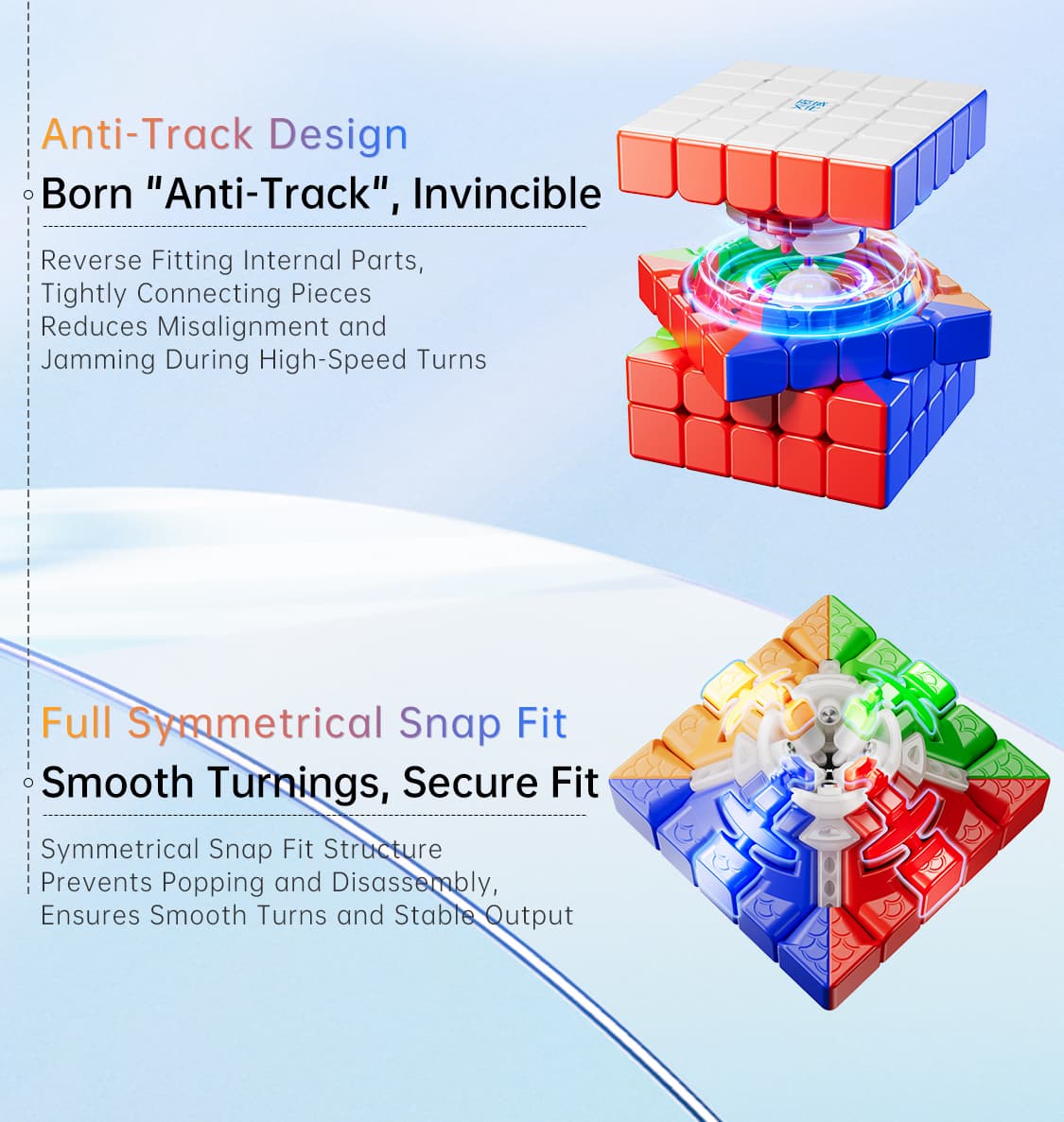 MoYu AoChuang V6 5x5 Triple-Track Magnetic UV image 10