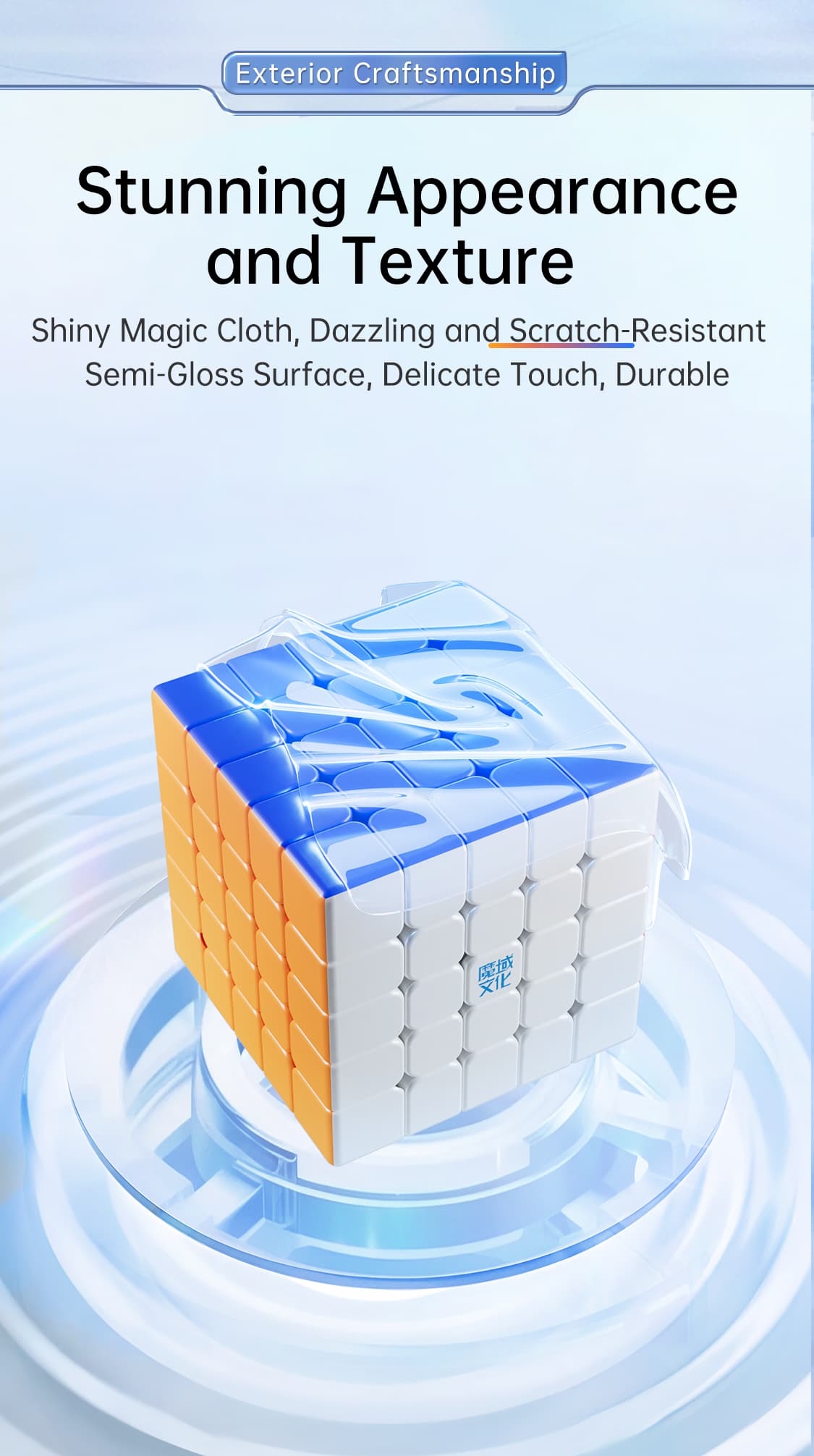 MoYu AoChuang V6 5x5 Triple-Track Magnetic UV image 14