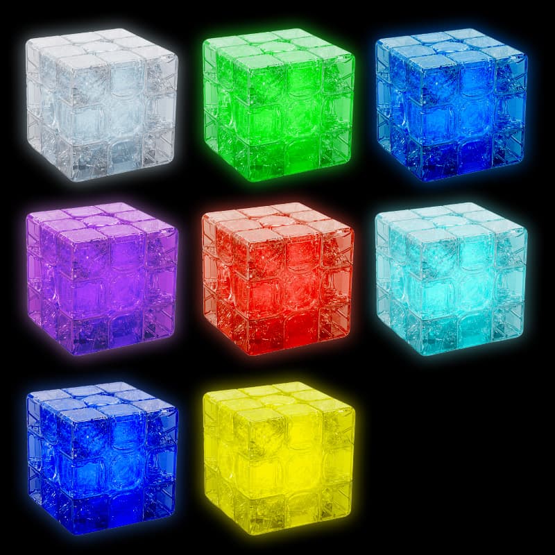 Yuxin Light Shadow Magnetic Cube - Stickerless image 4