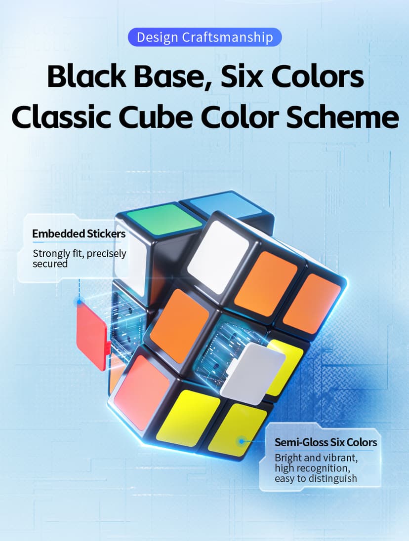 MoYu 2x2x3 Cube - Black image 8