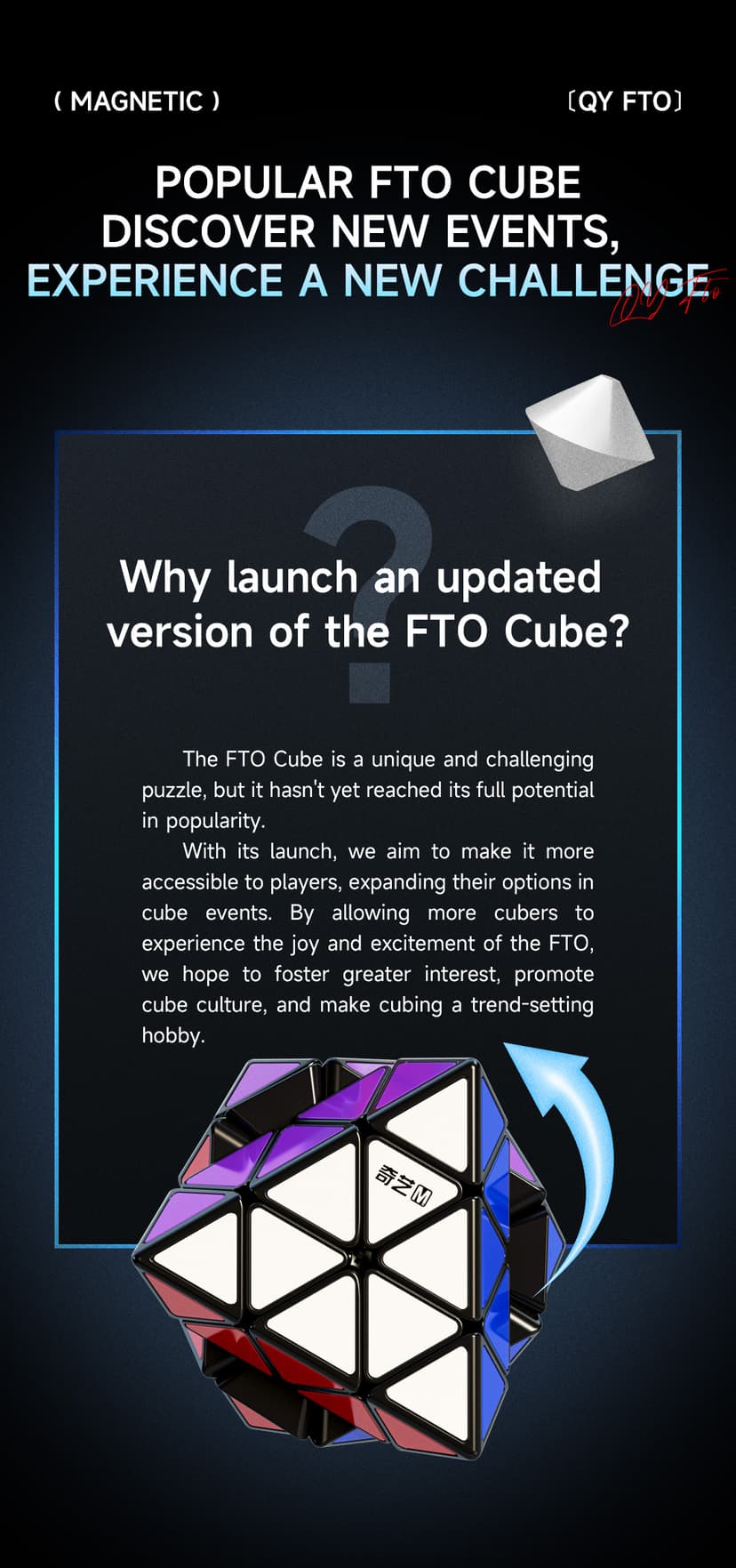 QiYi Magnetic FTO - Black image 4