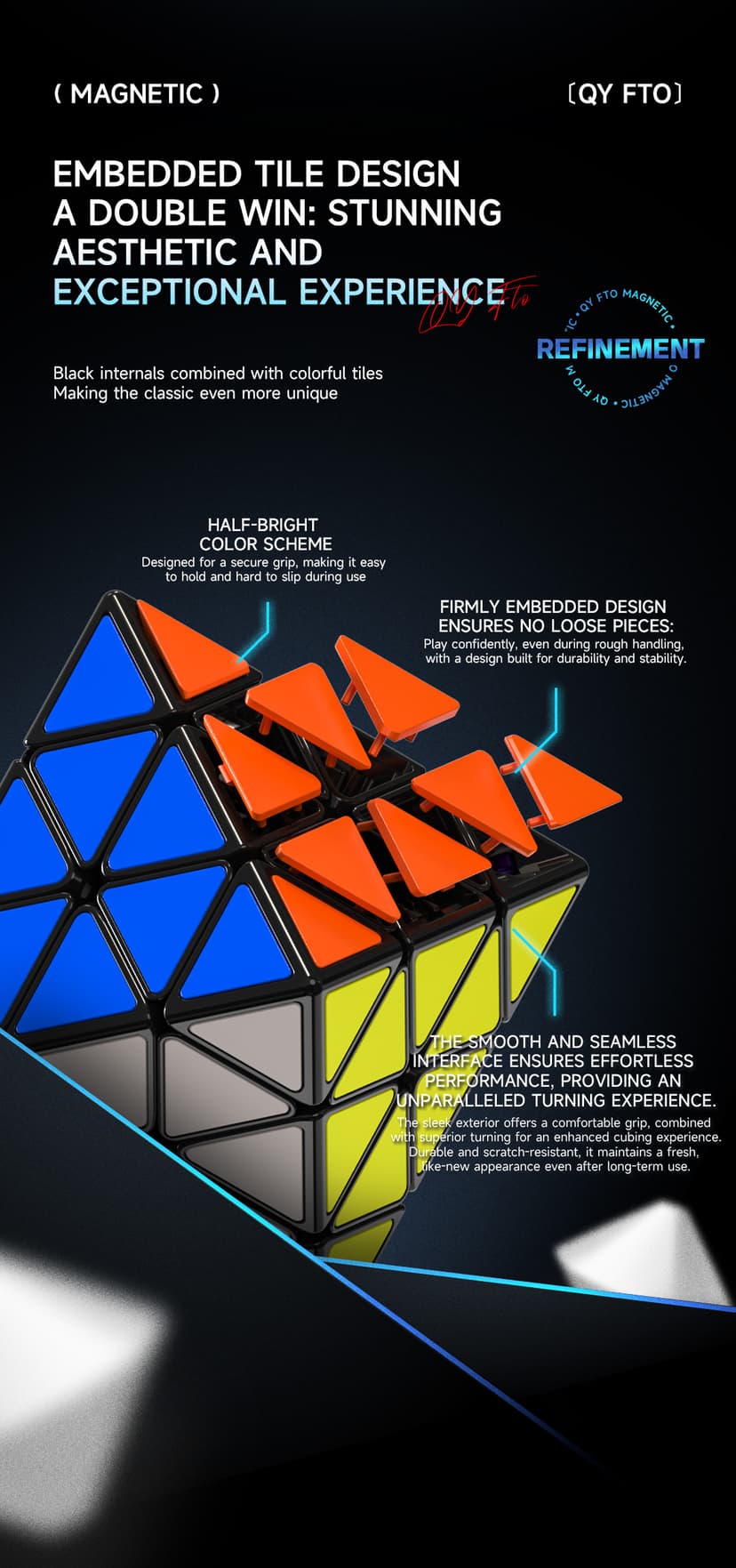 QiYi Magnetic FTO - Black image 5