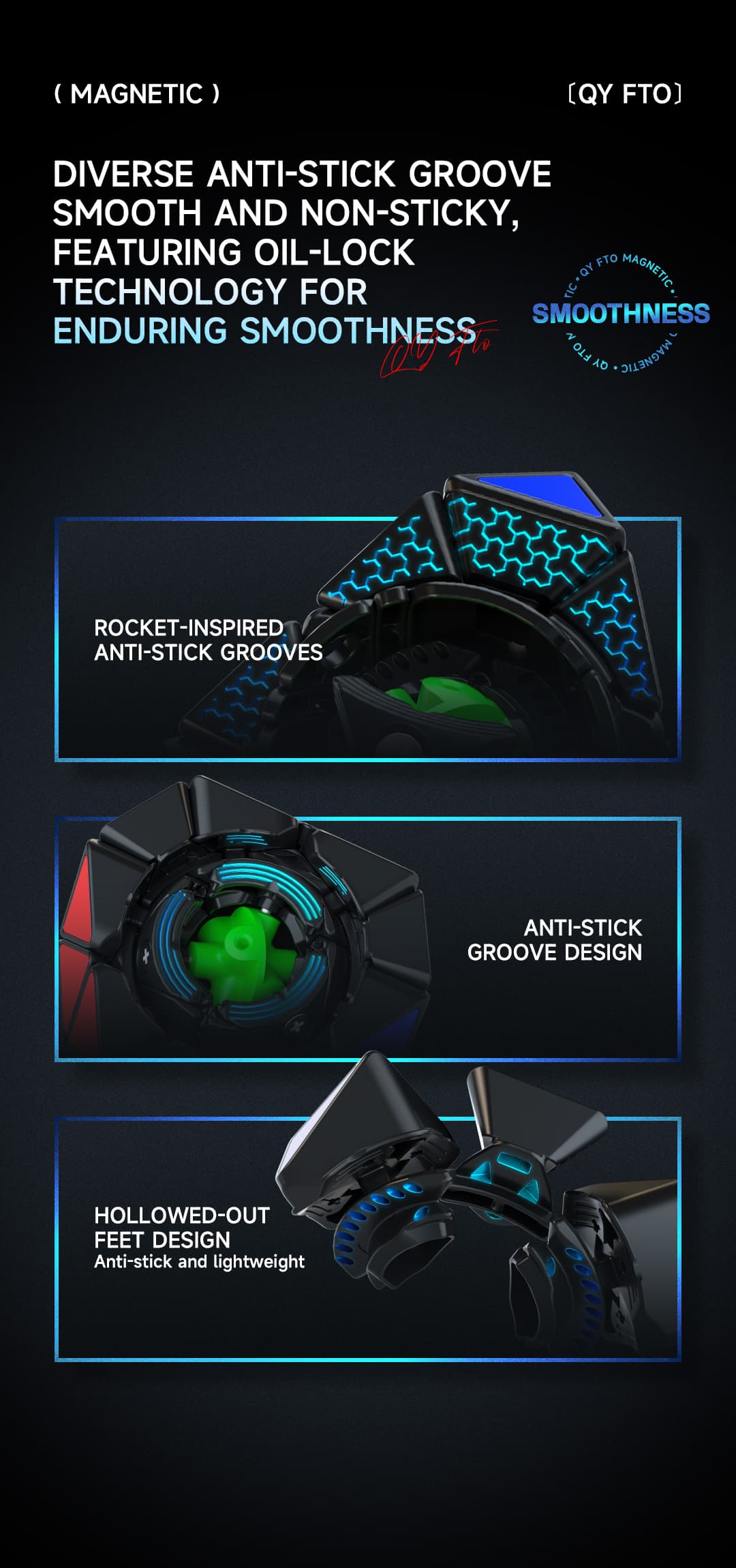 QiYi Magnaetic FTO - Black image 8