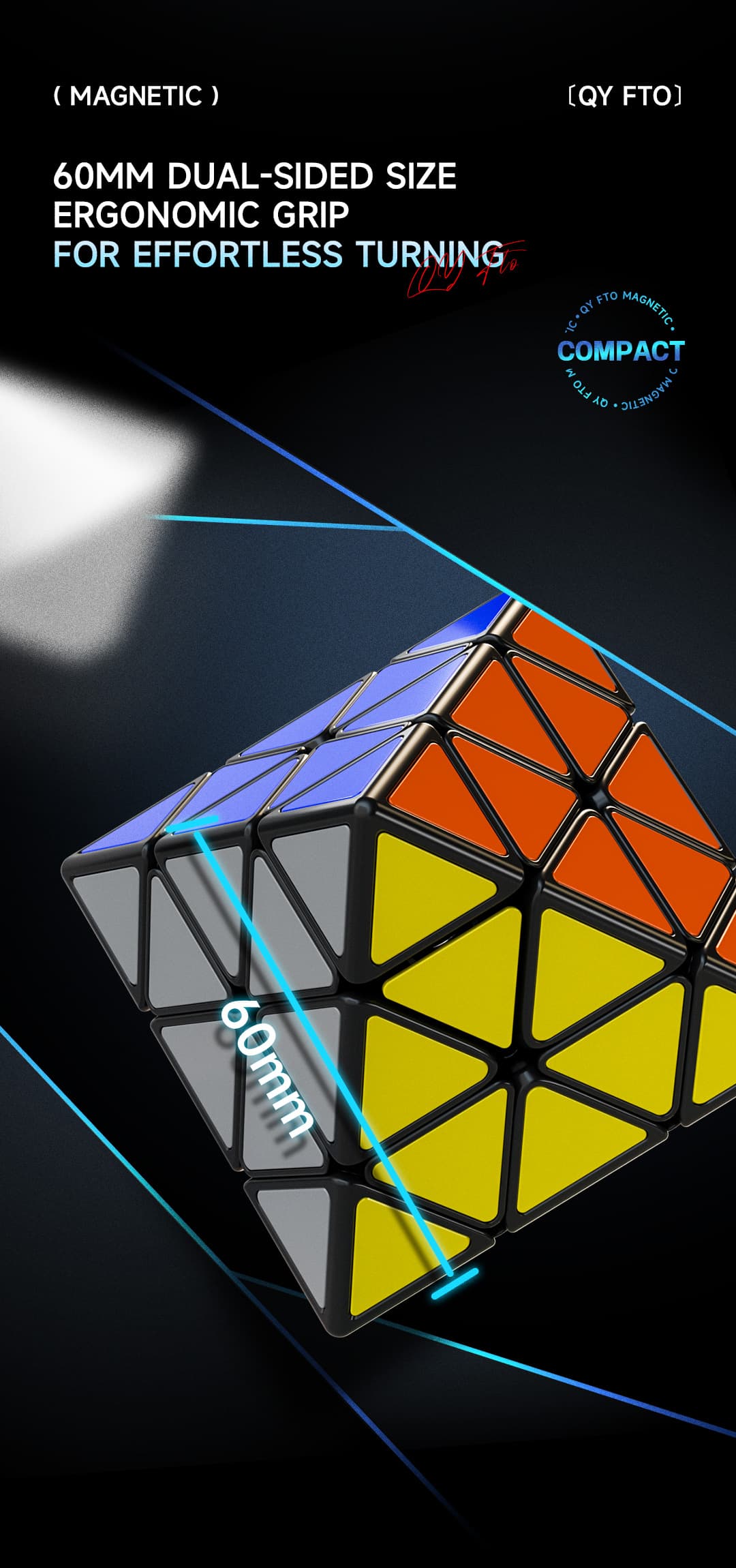 QiYi Magnaetic FTO - Black image 9