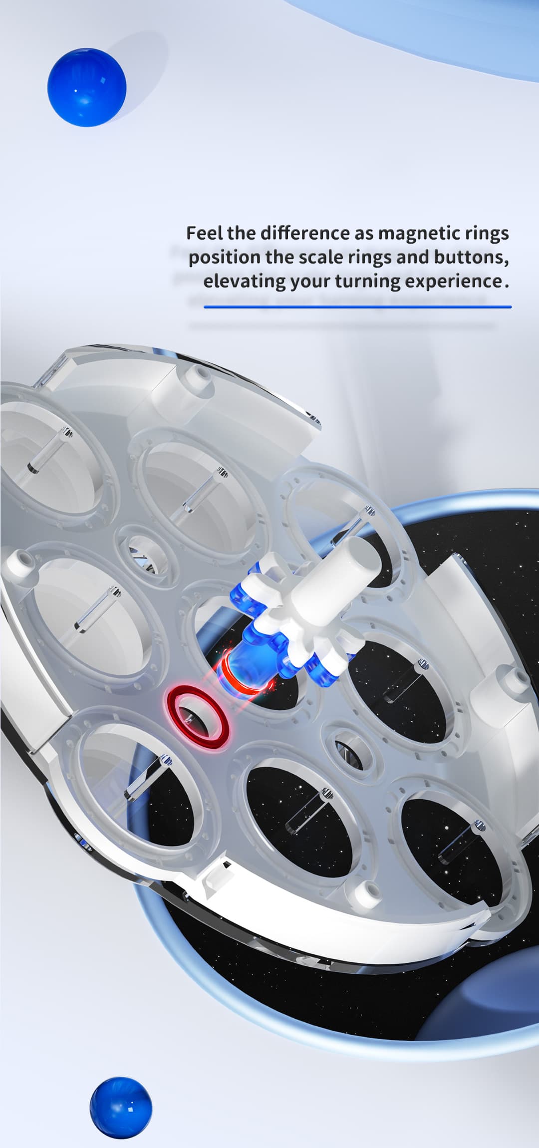 QiYi Magnetic Clock - Blue image 8