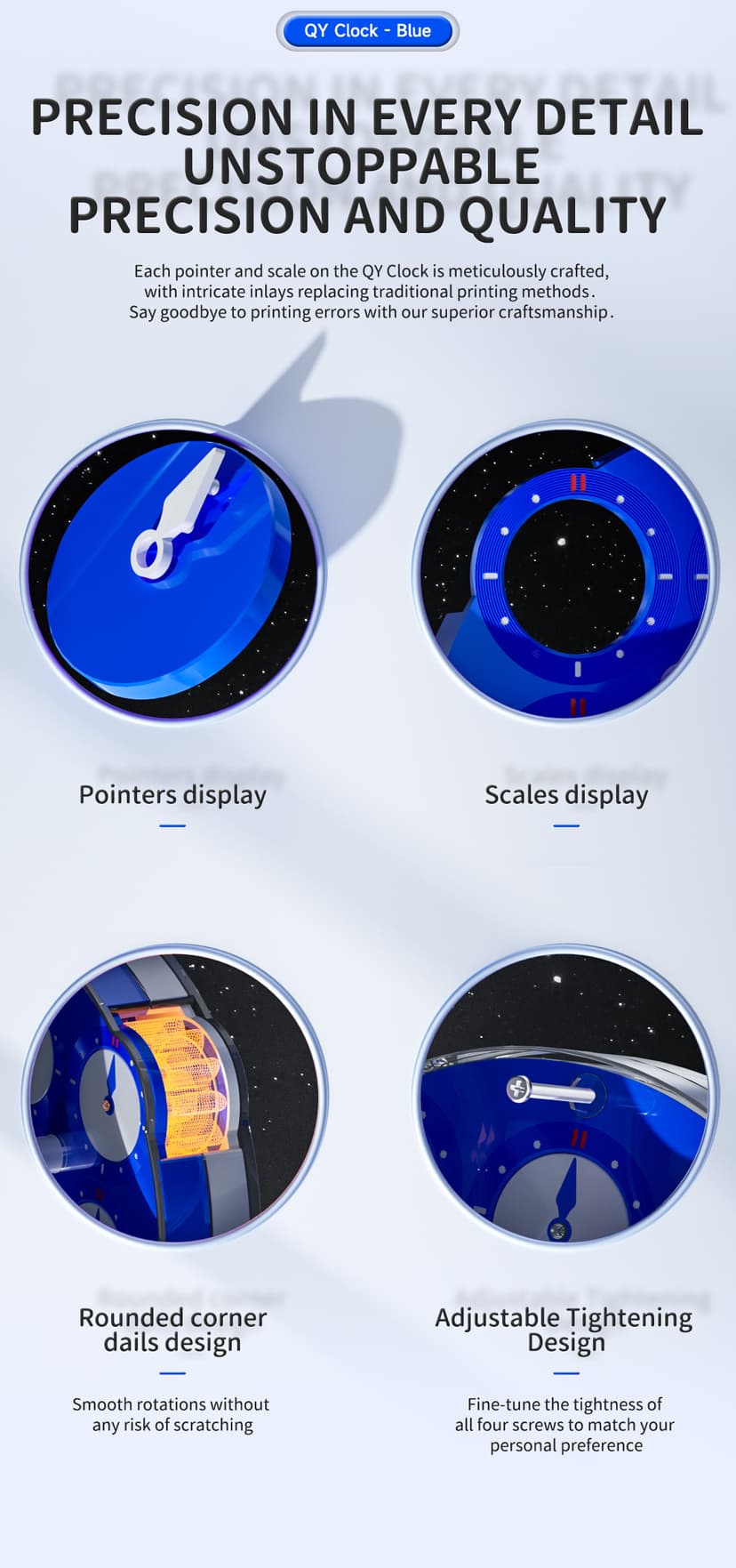 QiYi Magnetic Clock - Blue image 10