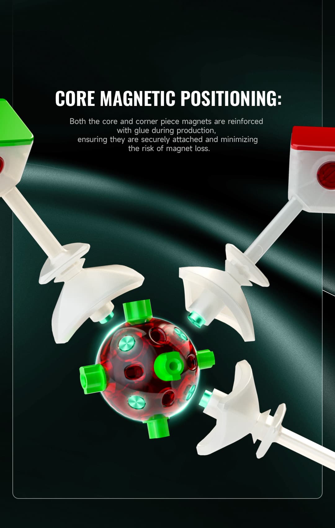 QiYi Magnetic 9x9 Ball Core - Stickerless image 9