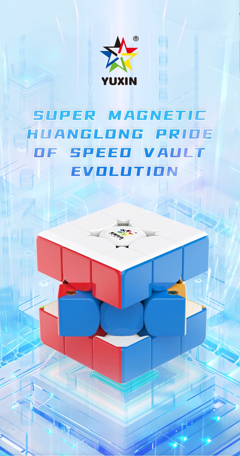 YuXin HuangLong 3x3 V2 Maglev Ball Core UV image 3