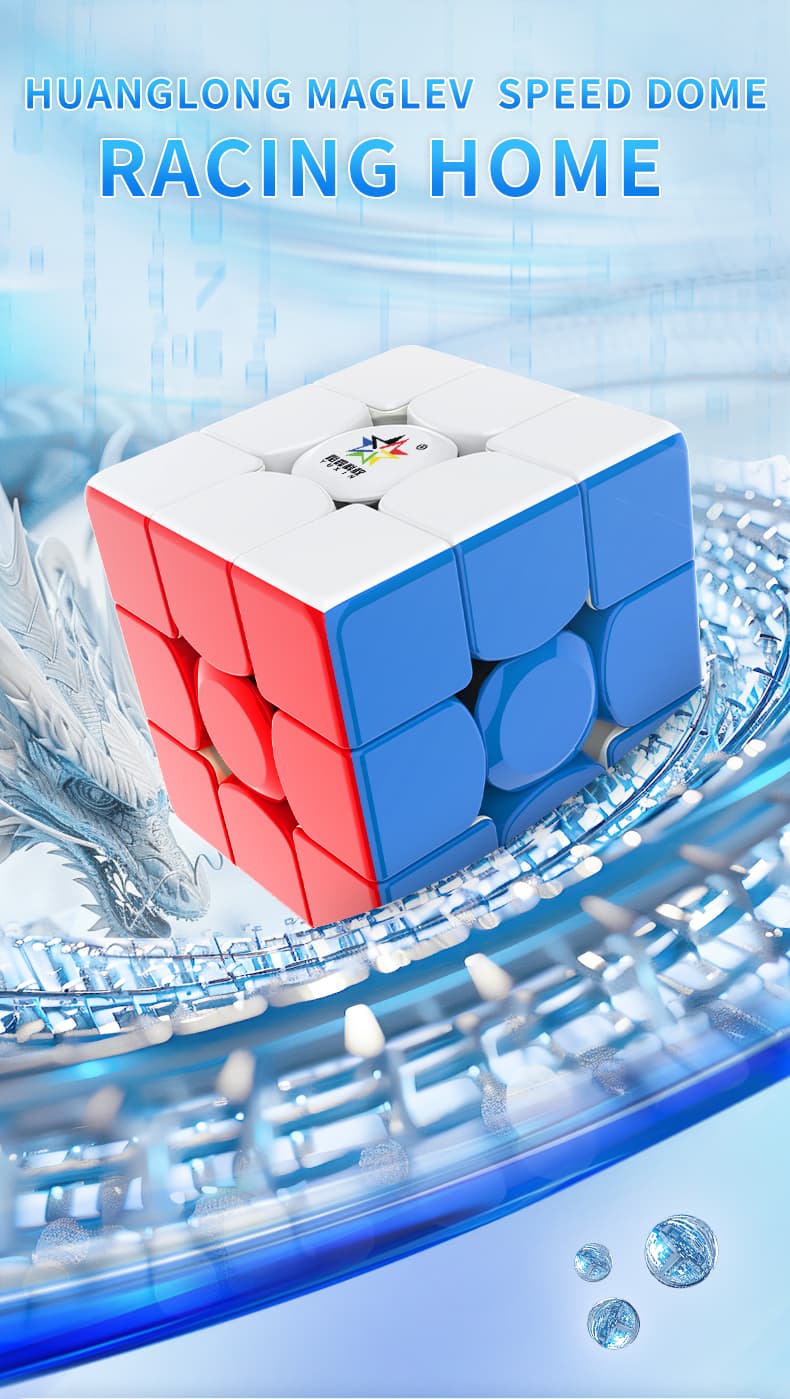 YuXin HuangLong 3x3 V2 Maglev Ball Core UV image 6
