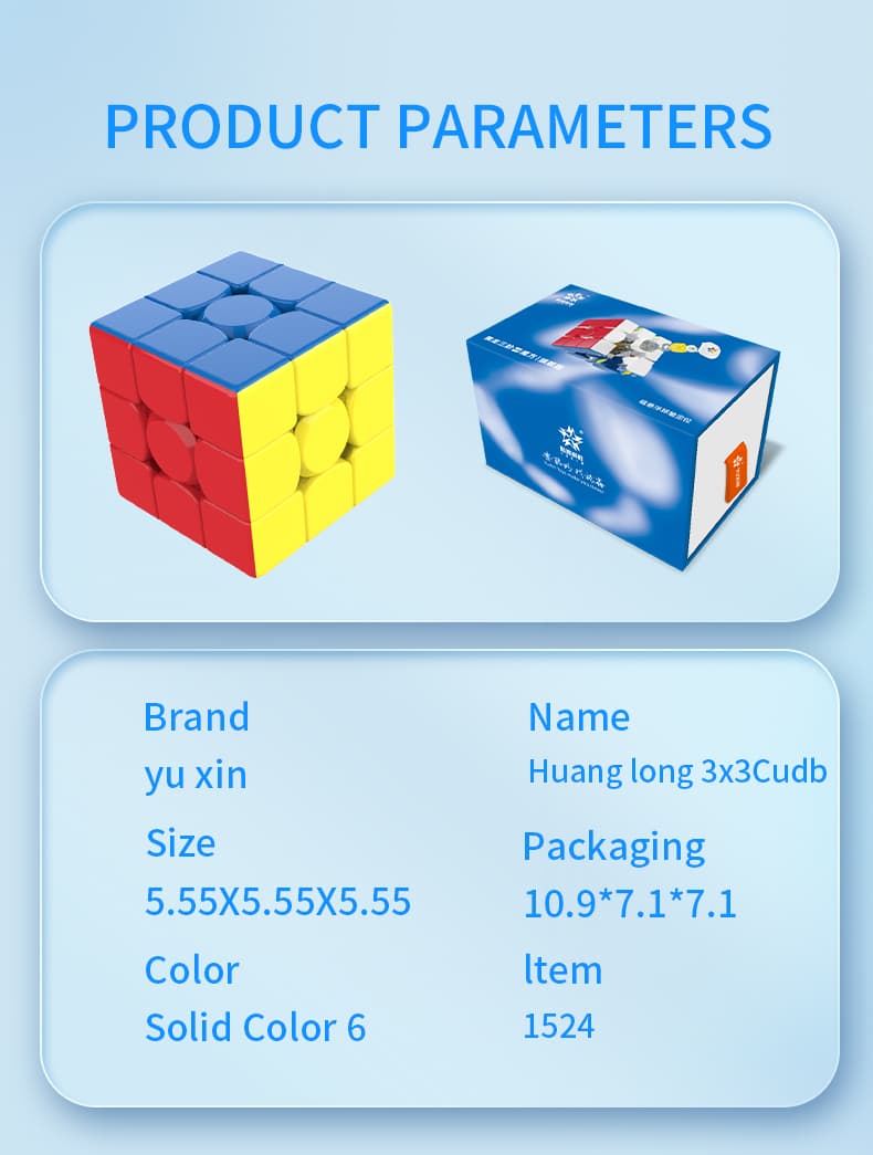 YuXin HuangLong 3x3 V2 Maglev Ball Core UV image 17