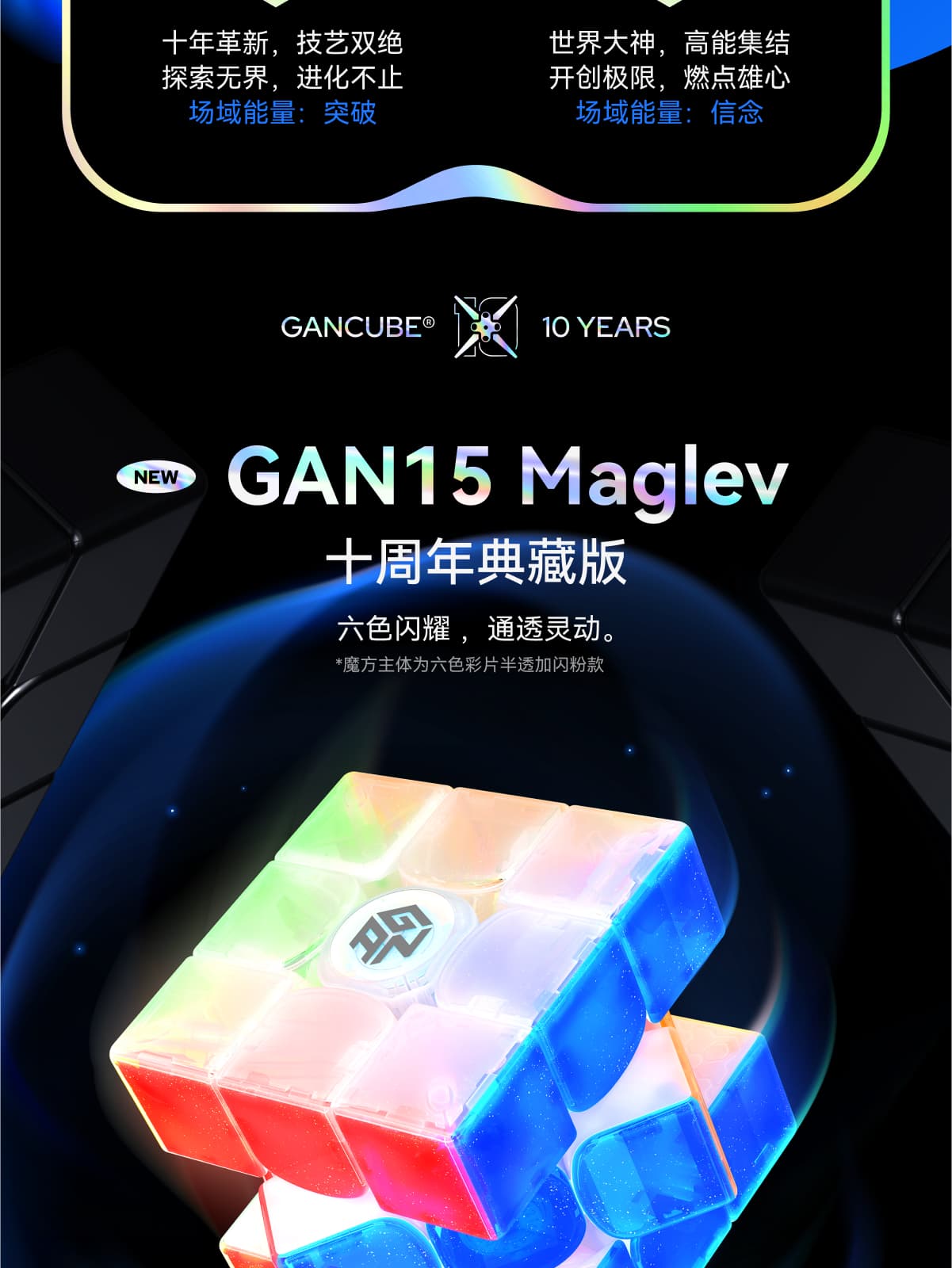 GAN 15 Maglev UV 10th Anniversary - Limited Edition image 16