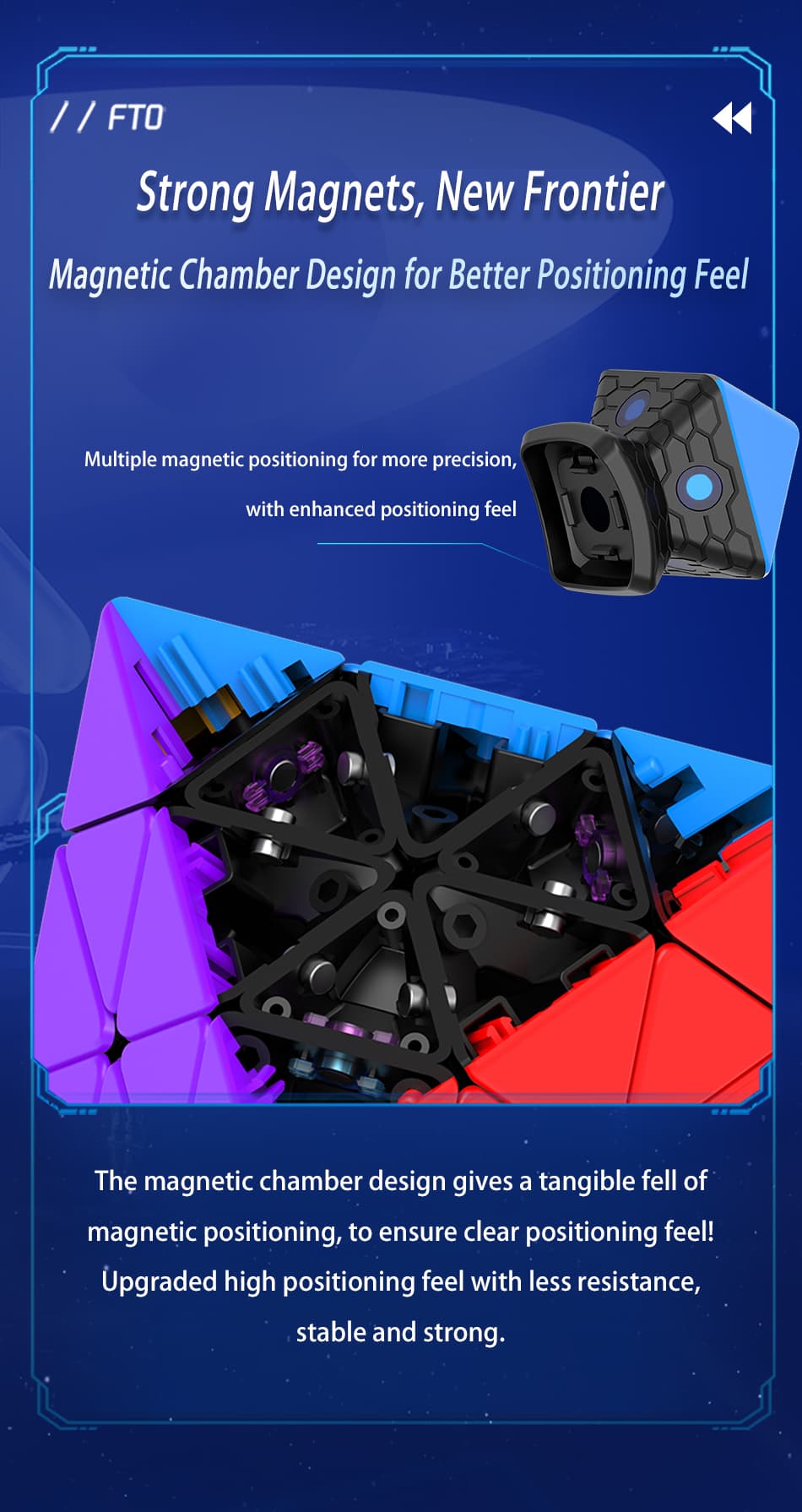 DianSheng Magnetic FTO - Stickerless image 12
