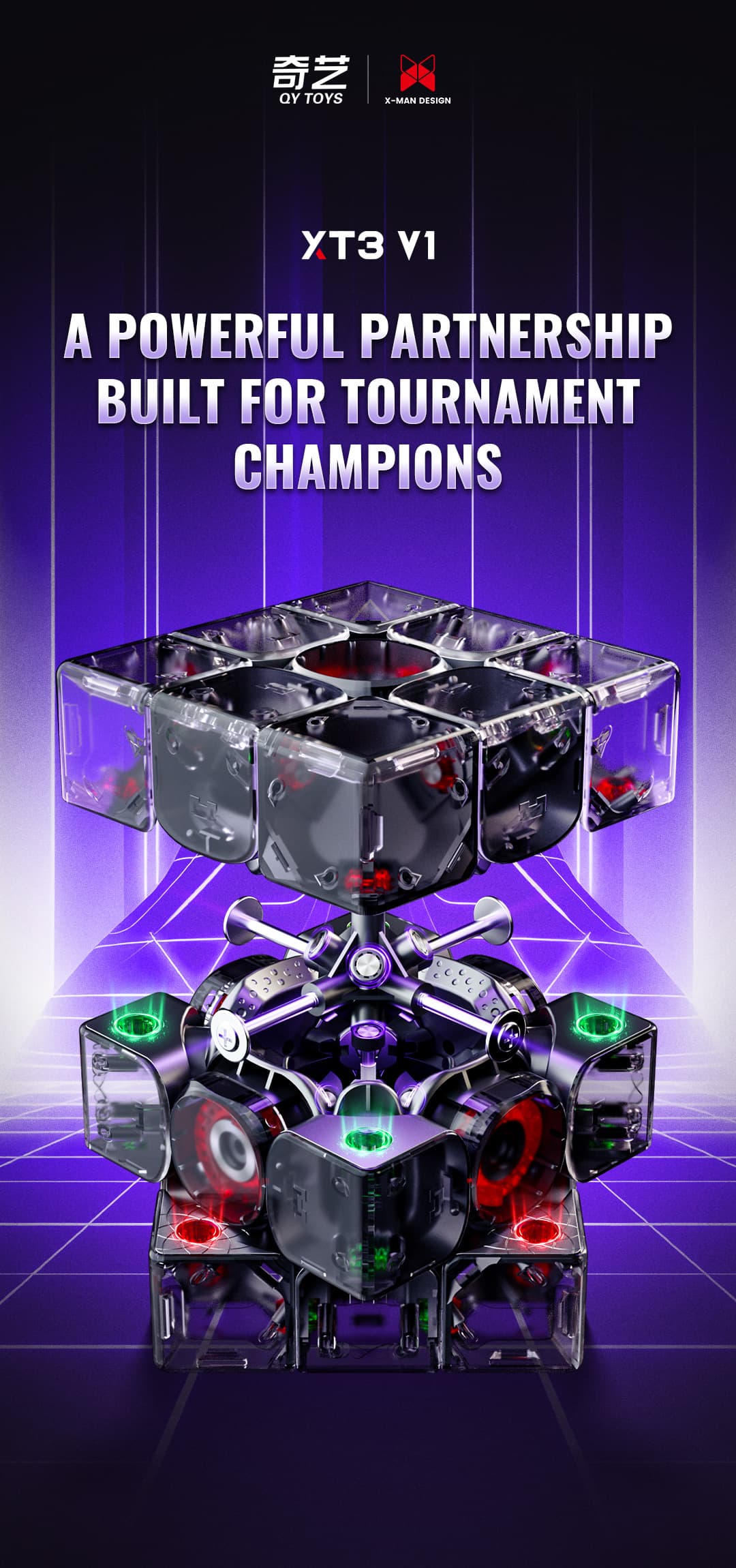 QiYi XMD XT3 3x3 V1 Pioneer UV image 3