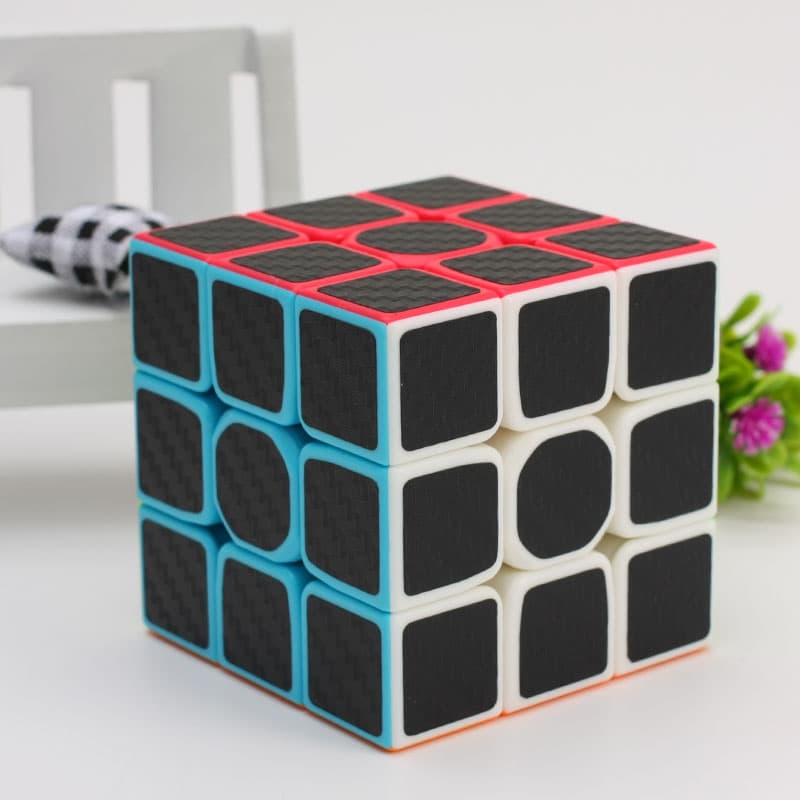 Z-Cube 3x3x3 with black carbon-fibre stickers image 7