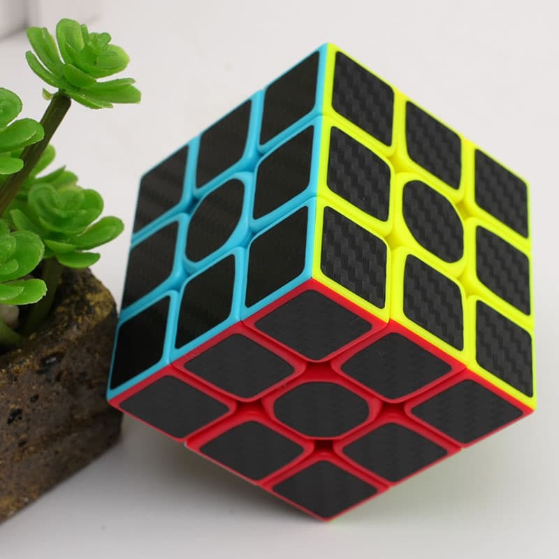 Z-Cube 3x3x3 with black carbon-fibre stickers image 8