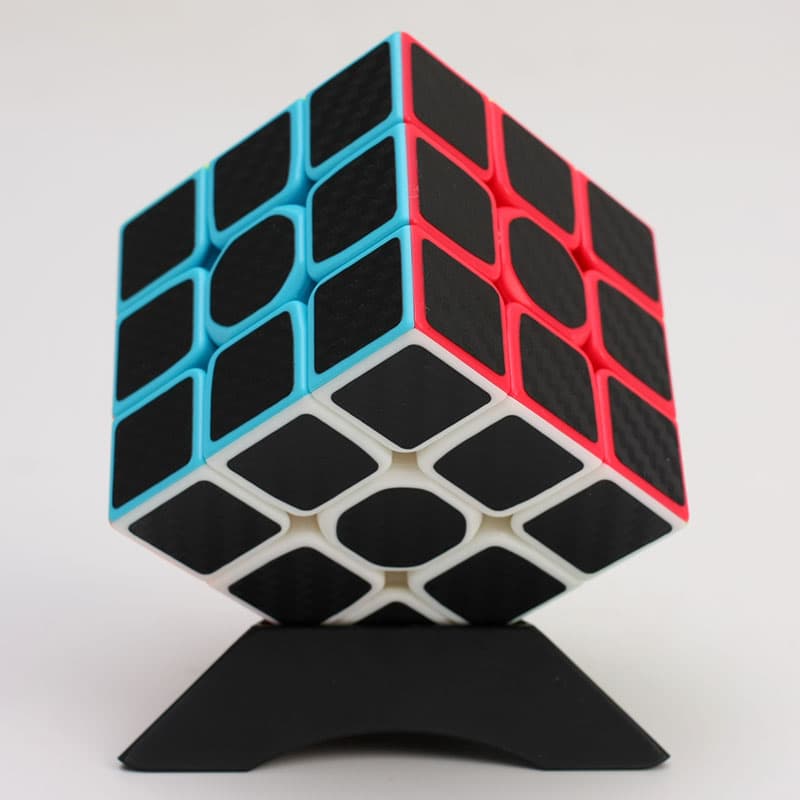 Z-Cube 3x3x3 with black carbon-fibre stickers image 9